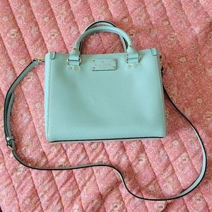 Kate Spade Satchel | Pale Turquoise Blue